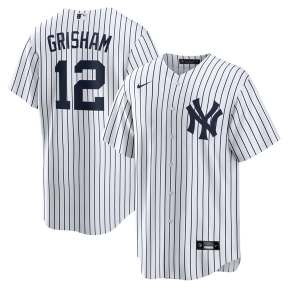 Men's Nike Trent Grisham White New York Yankees Home Replica Jersey