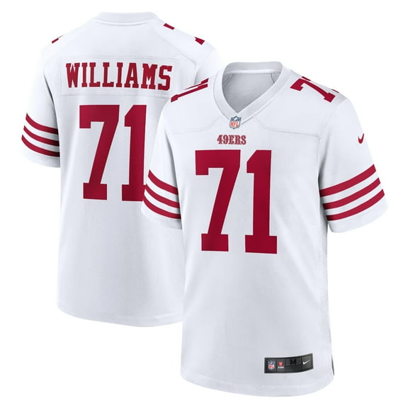 Men's Nike Trent Williams White San Francisco 49ers Player Game Jersey