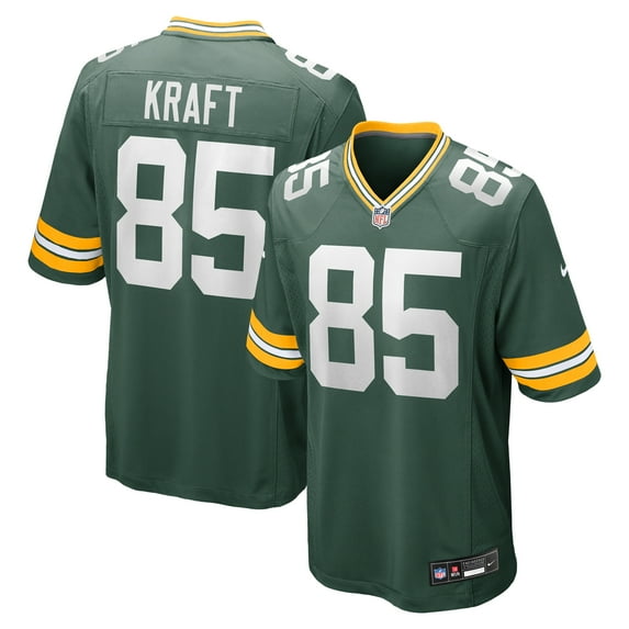 Men's Nike Tucker Kraft Green Green Bay Packers Game Jersey
