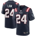thumbnail image 1 of Men's Nike Ty Law Navy New England Patriots Game Retired Player Jersey, 1 of 4