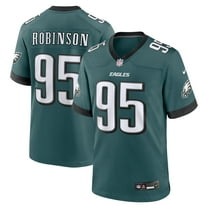 Men's Nike Ty Robinson Midnight Green Philadelphia Eagles Team Game Jersey