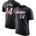 thumbnail image 1 of Men's Nike Tyler Herro Black Miami Heat Icon 2022/23 Name & Number T-Shirt, 1 of 3