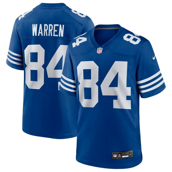 Men's Nike Tyler Warren  Royal Indianapolis Colts Alternate  Game Jersey