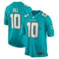 thumbnail image 1 of Men's Nike Tyreek Hill Aqua Miami Dolphins Game Jersey, 1 of 4
