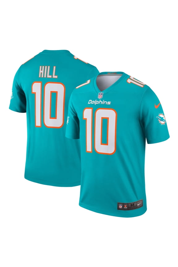 Men's Nike Tyreek Hill Aqua Miami Dolphins Legend Player Performance Top