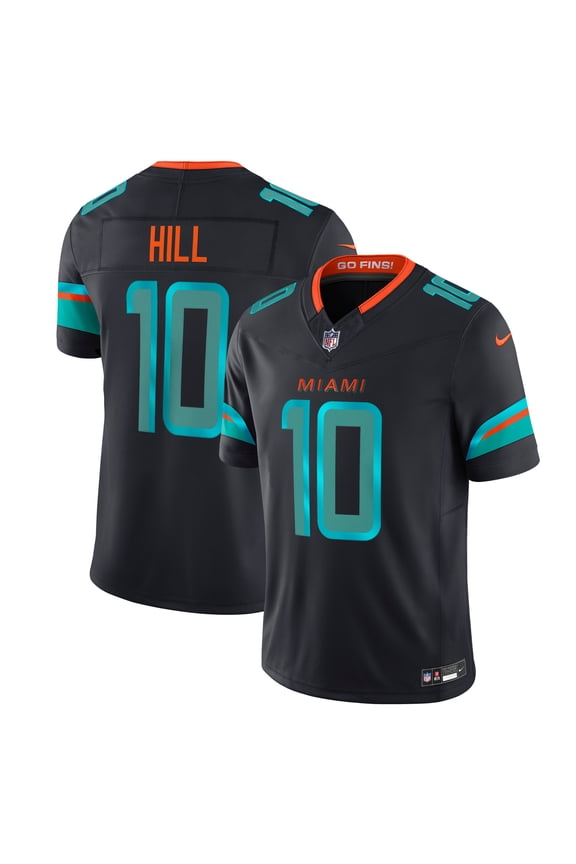 Men's Nike Tyreek Hill Pitch Blue Miami Dolphins 2025 Rivalries Collection Limited Jersey