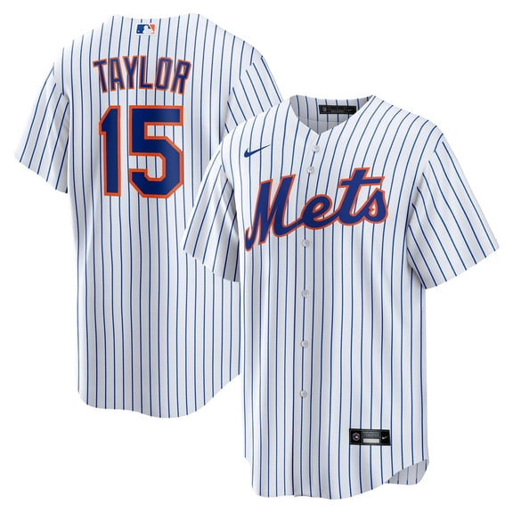 Men's Nike Tyrone Taylor White New York Mets Home Replica Jersey