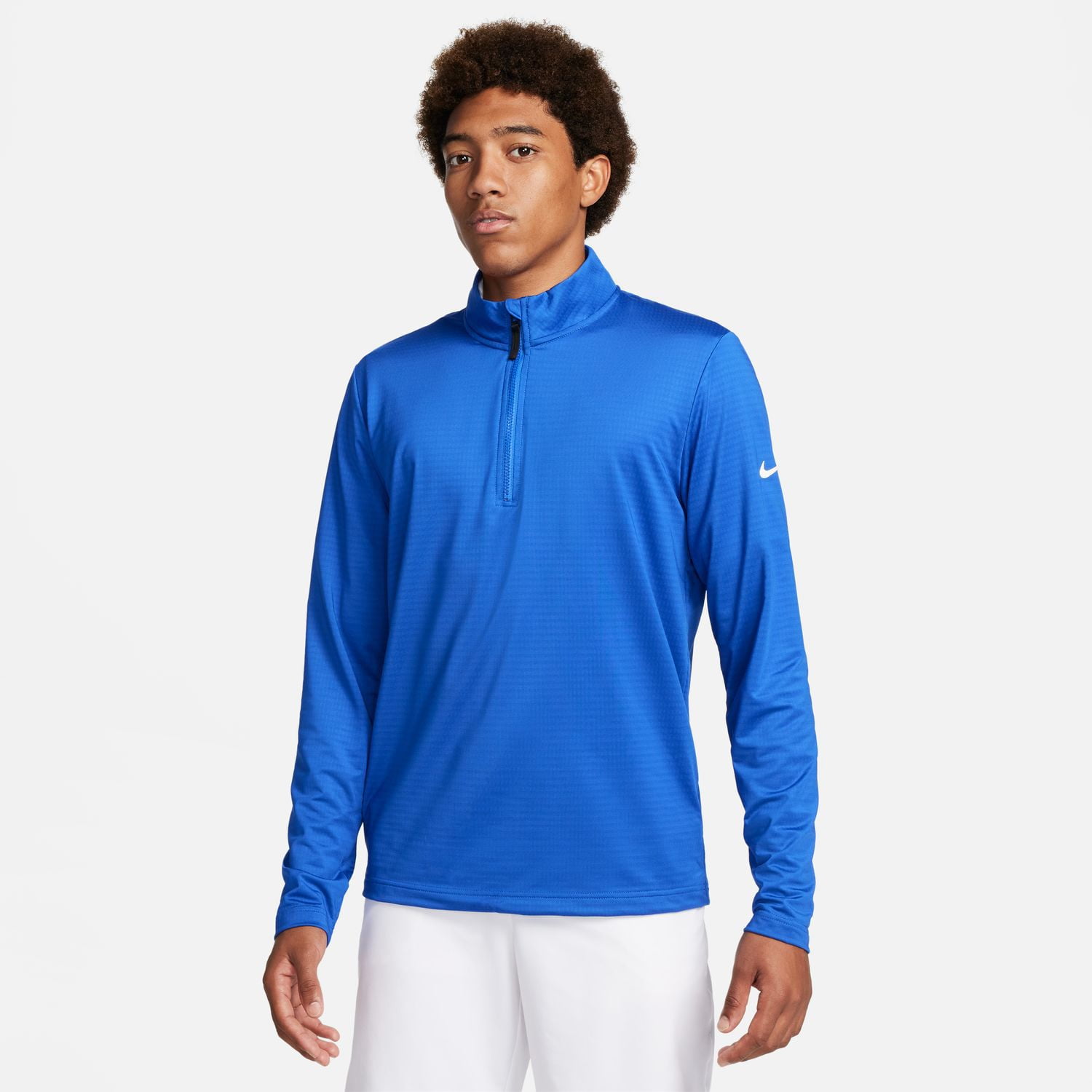 nike dri fit half zip golf top mens