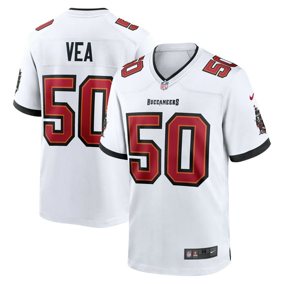 Men's Nike Vita Vea  White Tampa Bay Buccaneers White Game Jersey