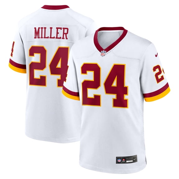 Men's Nike Von Miller White Washington Commanders Game Super Bowl Era Jersey