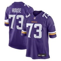 Men's Nike Walter Rouse Purple Minnesota Vikings Team Game Jersey