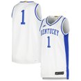 thumbnail image 1 of Men's Nike White #1 Kentucky Wildcats Limited Retro Jersey, 1 of 3