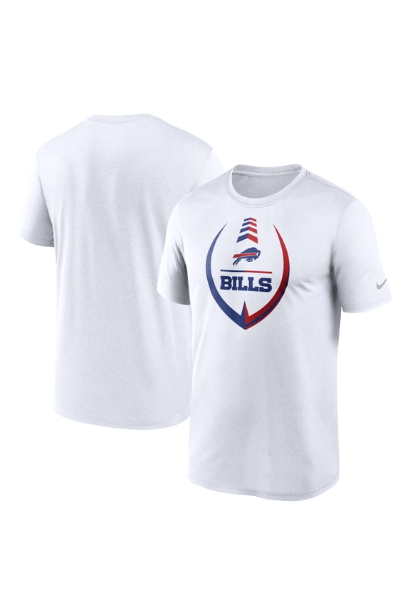 Men's Nike White Buffalo Bills Icon Legend Performance T-Shirt