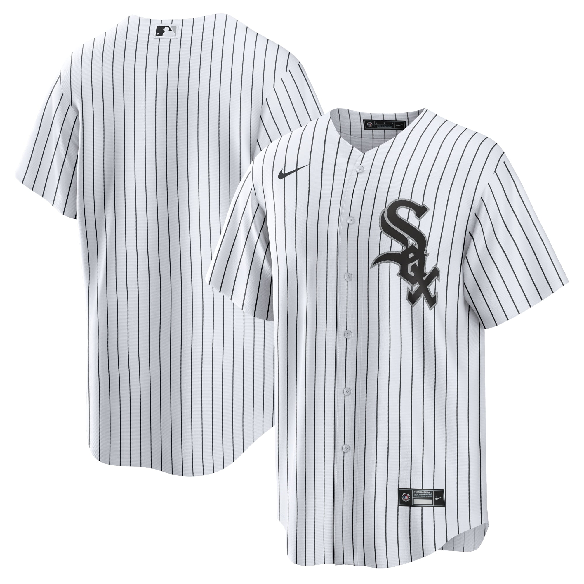 Men's Nike White Chicago White Sox Home Replica Team Jersey 