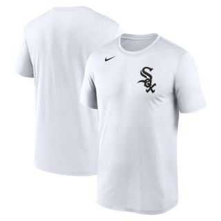 Chicago White Sox New Era Pinstripe T-Shirt - Black X-Large