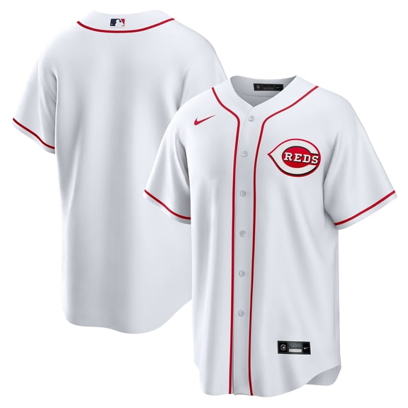 Men's Nike White Cincinnati Reds Home Big & Tall Replica Jersey