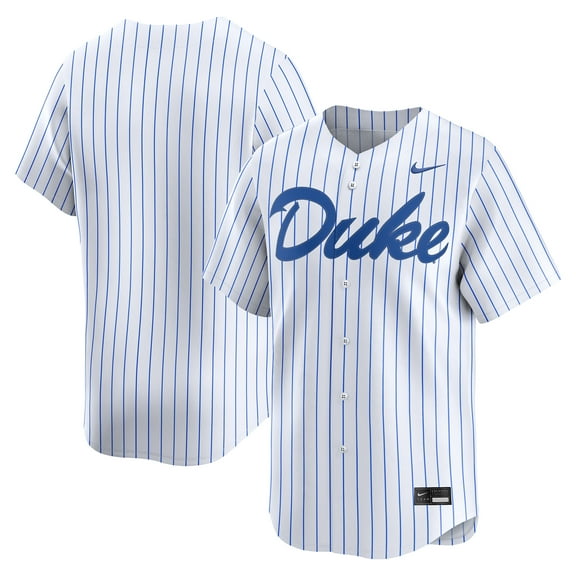 Men's Nike White Duke Blue Devils Baseball Limited Jersey