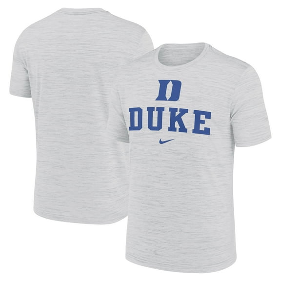 Men's Nike White Duke Blue Devils Primetime Velocity Dri-FIT T-Shirt