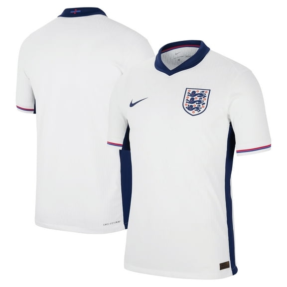 Men's Nike White England National Team 2024 Home Authentic Blank Jersey