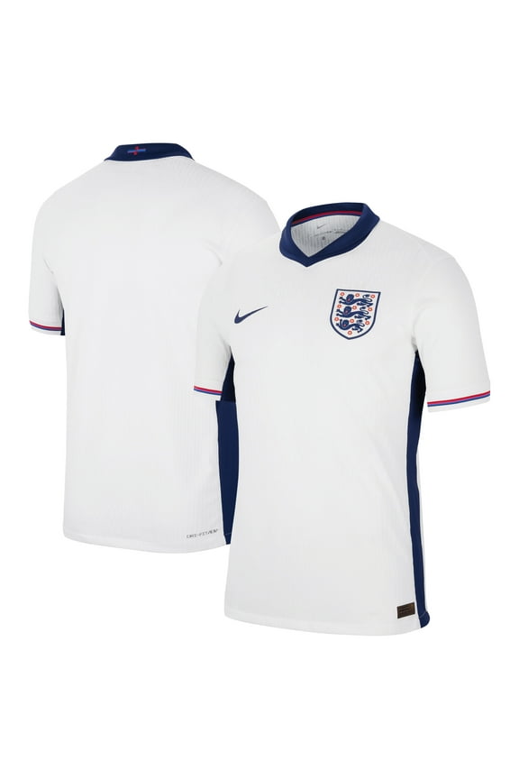 Men's Nike White England National Team 2024 Home Authentic Blank Jersey