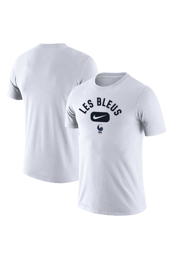 Men's Nike White France National Team Lockup Legend Performance T-Shirt