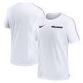 thumbnail image 1 of Men's Nike White Georgia Bulldogs 2024 Sideline Coach Performance Top, 1 of 3