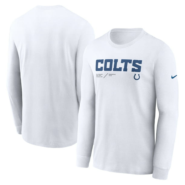Men's Nike White Indianapolis Colts Sideline Infograph Lock Up ...