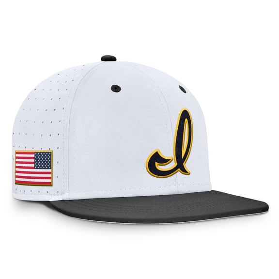 Men's Nike White Iowa Hawkeyes Dugout True Dri-FIT Fitted Hat