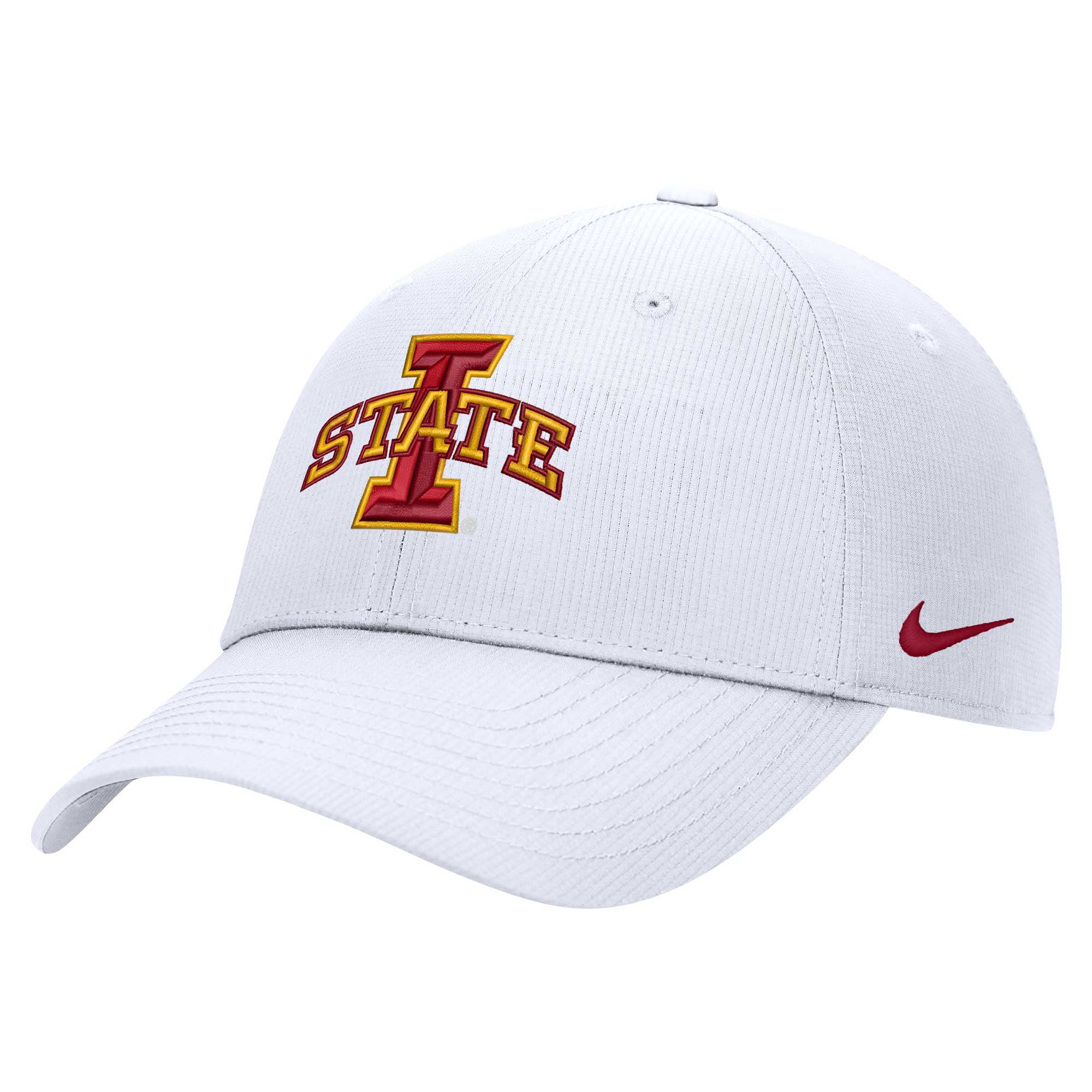 Men's Nike White Iowa State Cyclones 2024 Sideline Club Adjustable Hat ...