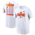 thumbnail image 1 of Men's Nike White Kansas City Chiefs 2022 AFC Champions Roster T-Shirt, 1 of 3