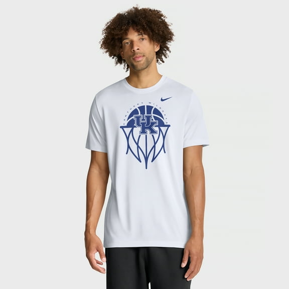 Men's Nike White Kentucky Wildcats Basketball Icon Legend Dri-FIT T-Shirt