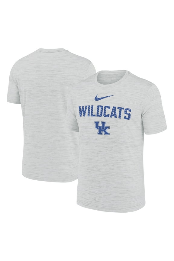 Men's Nike White Kentucky Wildcats Campus Slant Velocity Performance T-Shirt