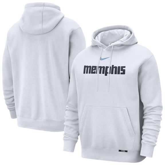 Men's Nike White Memphis Grizzlies 2025/26 City Edition Essential Remix Club Hoodie