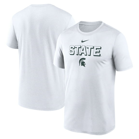 Men's Nike White Michigan State Spartans 2025 Sideline Legend Dri-FIT T-Shirt