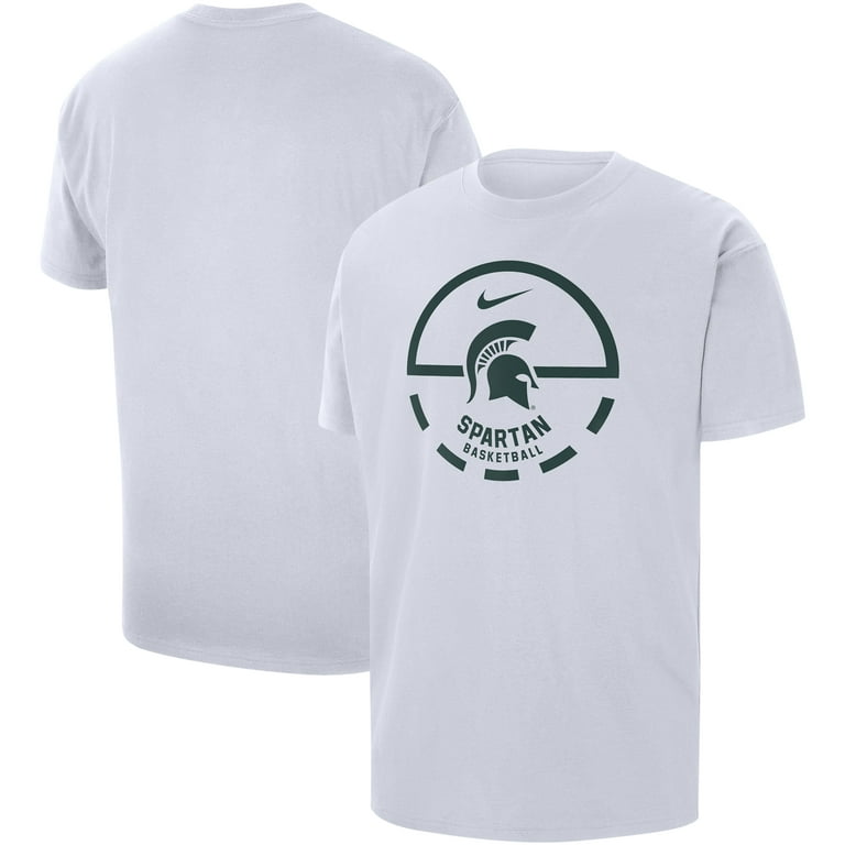 Men's Nike White Michigan State Spartans Free Throw Basketball T