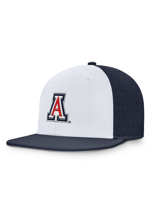 Men's Nike White Arizona Wildcats Dugout True Dri-FIT Fitted Hat