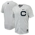 thumbnail image 1 of Men's Nike  White/Navy Cal Bears Pinstripe Replica Full-Button Baseball Jersey, 1 of 3