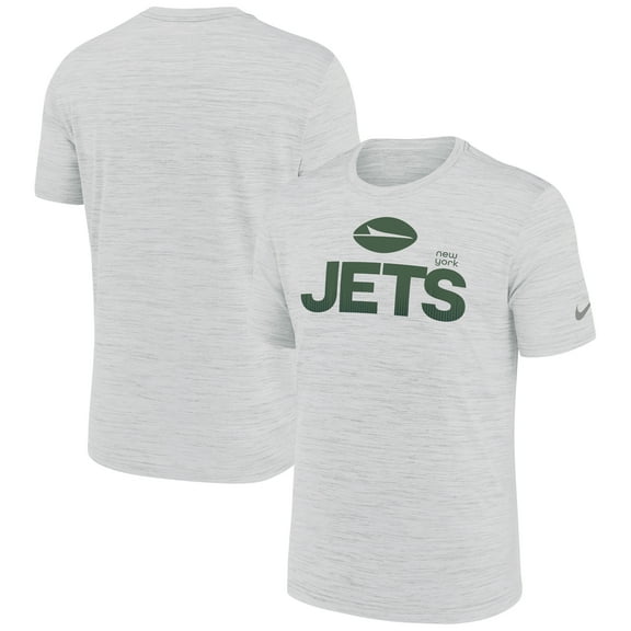 Men's Nike Ash New York Jets Blitz Velocity Modern Dri-FIT T-Shirt