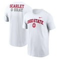 thumbnail image 1 of Men's Nike White Ohio State Buckeyes Blitz 2-Hit T-Shirt, 1 of 3