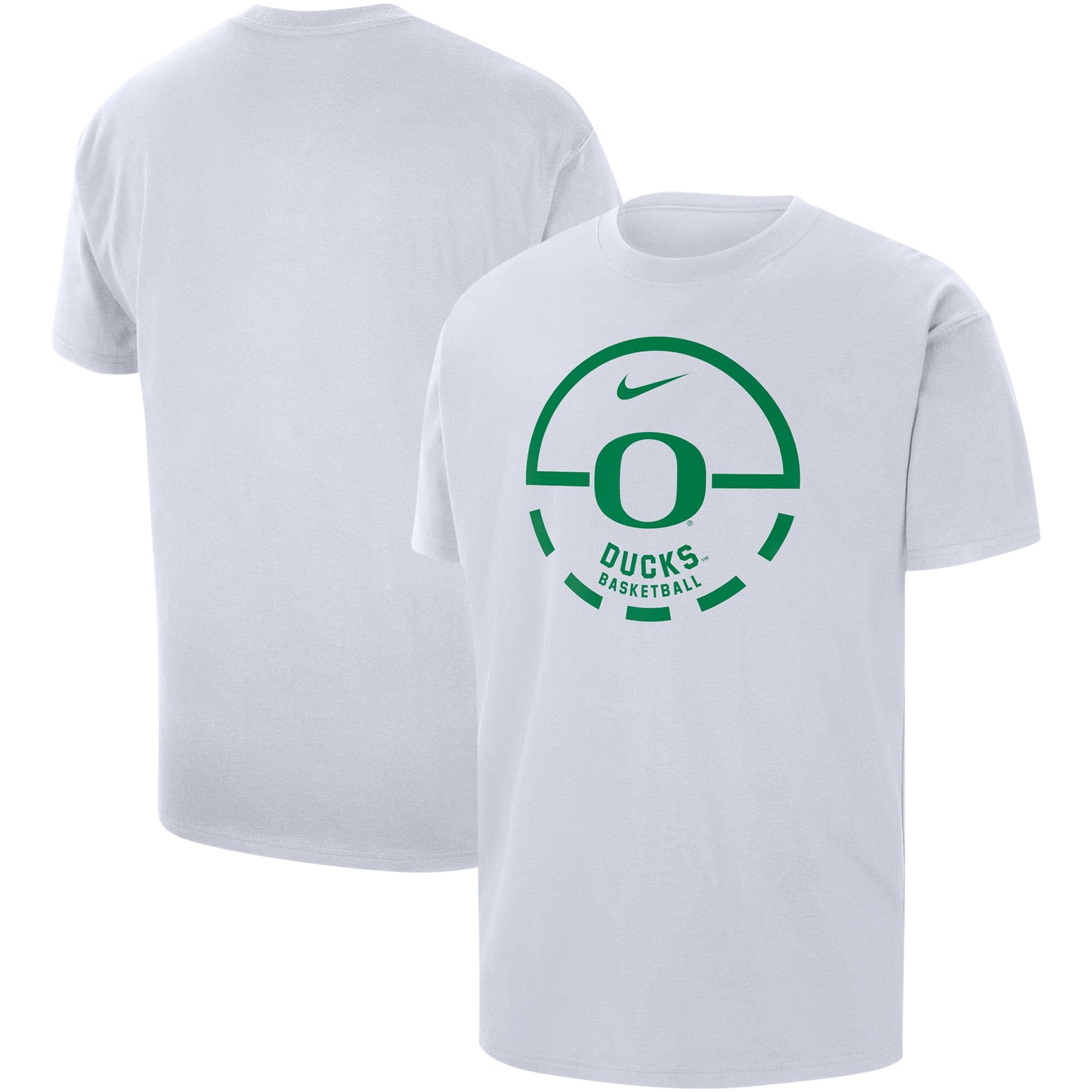 Men s Nike White Oregon Ducks Free Throw Basketball T Shirt Walmart