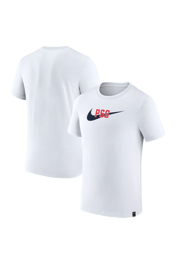 Men's Nike White Paris Saint-Germain Swoosh T-Shirt