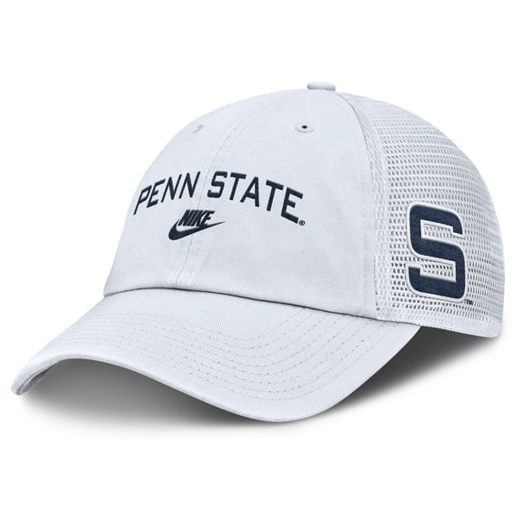 Men's Nike White Penn State Nittany Lions Club Legacy Adjustable Trucker Hat