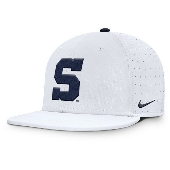 Men's Nike White Penn State Nittany Lions On-Field Dugout True Performance Fitted Hat