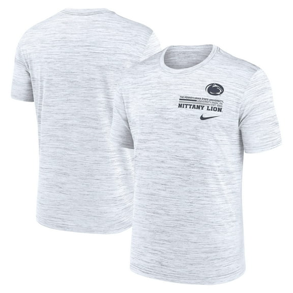 Men's Nike White Penn State Nittany Lions Velocity Stacked Dri-FIT T-Shirt