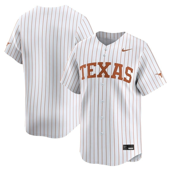 Men's Nike White Texas Longhorns Baseball Limited Jersey