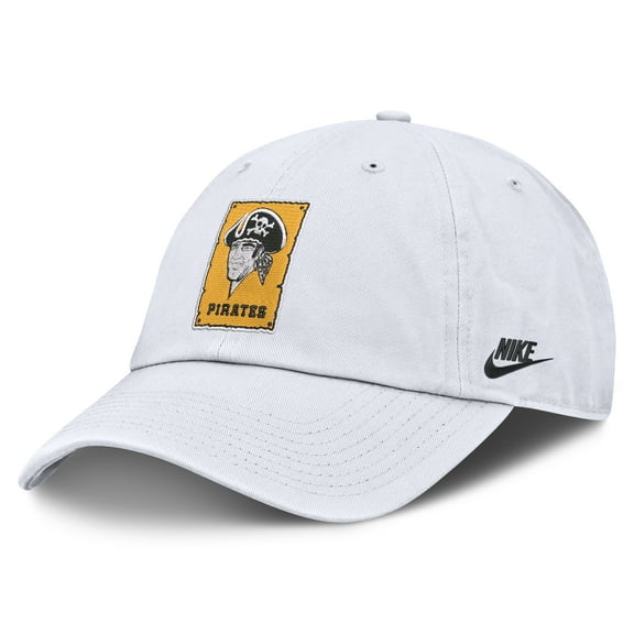 Men's Nike White Pittsburgh Pirates Cooperstown Collection Club Adjustable Hat
