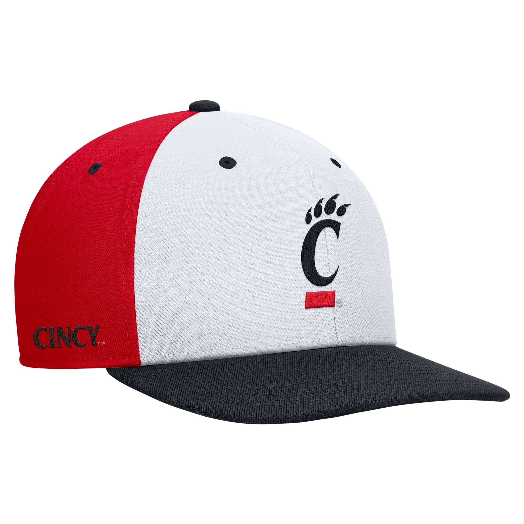 Men's Nike White/Red Cincinnati Bearcats Pro Performance Snapback