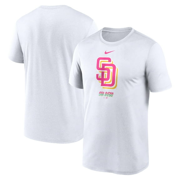 Men's Nike White San Diego Padres City Connect Logo T-Shirt