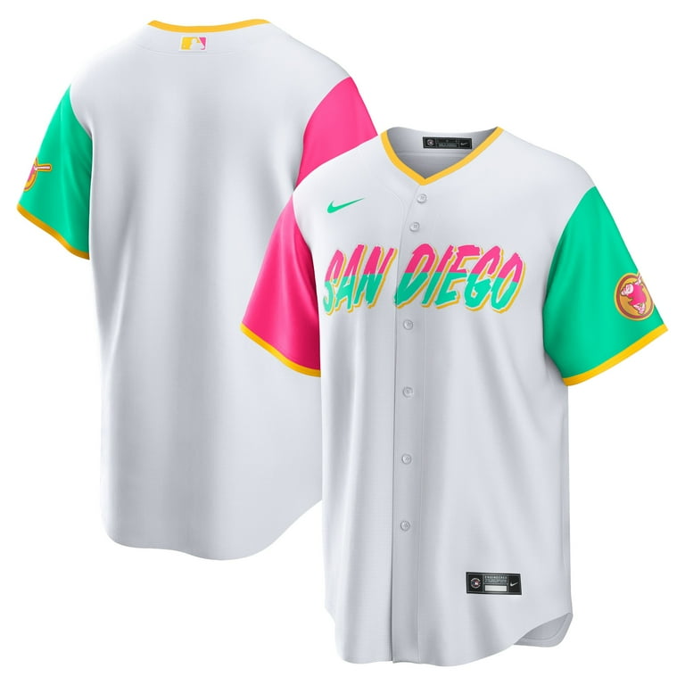 Men's Nike White San Diego Padres City Connect Replica Team Men's Nike White San Diego Padres City Connect Replica Team