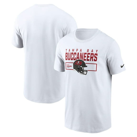 Men's Nike White Tampa Bay Buccaneers Primetime Helmet Essential T-Shirt